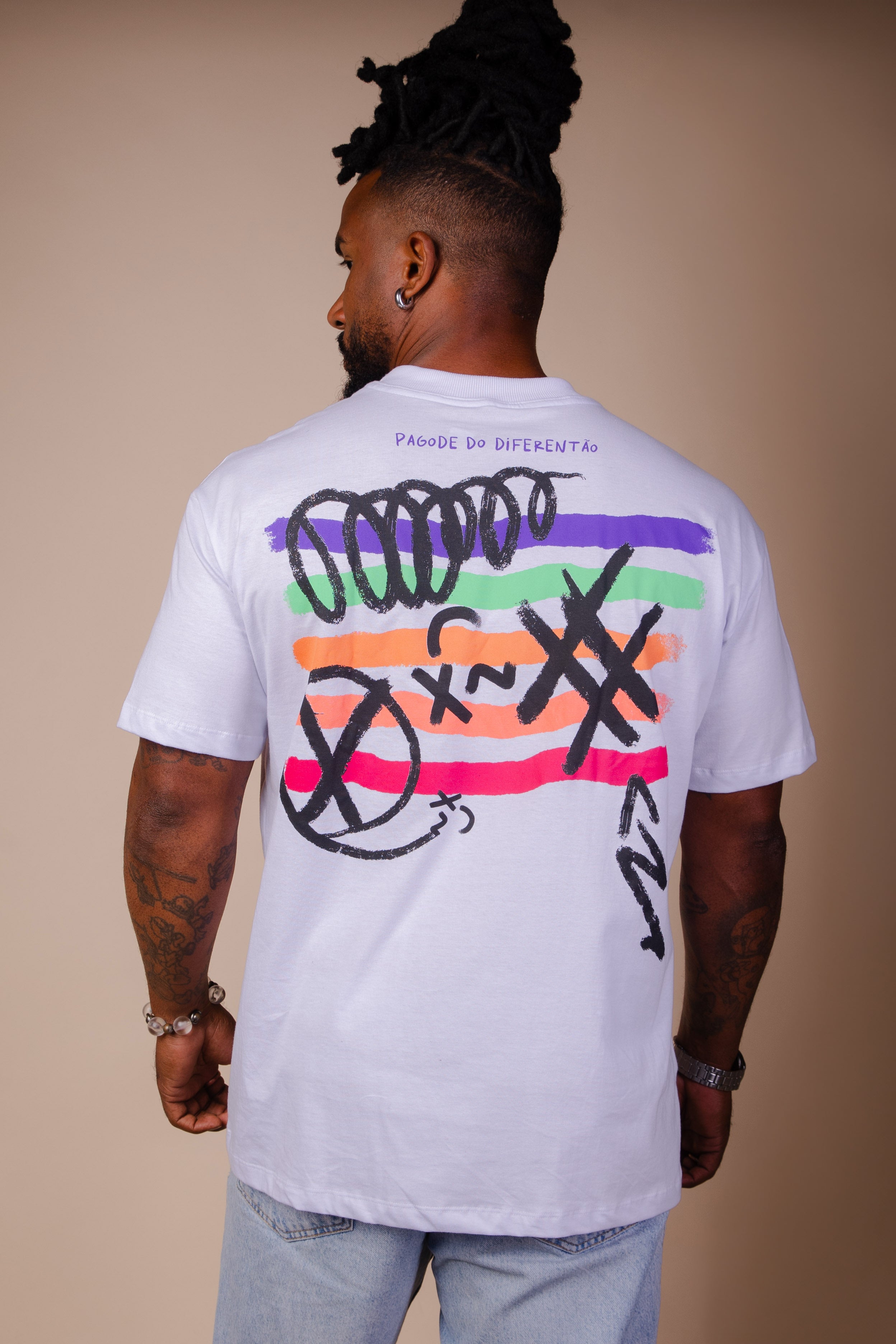 T-SHIRT BRANCA - SYMBOLS