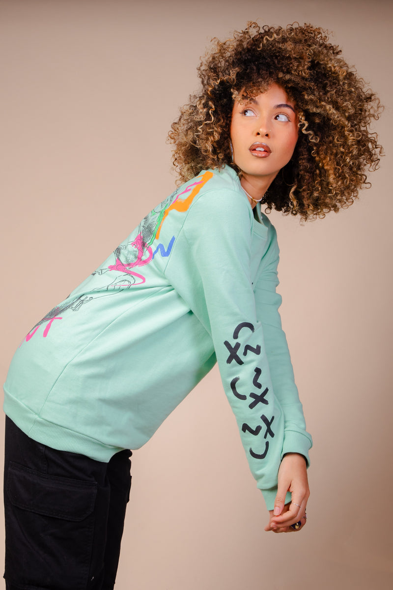 BLUSÃO VERDE - FACES