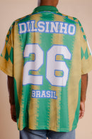 JERSEY É UMA PARTIDA DE FUTEBOL - VERDE E AMARELA