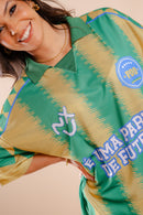 JERSEY É UMA PARTIDA DE FUTEBOL - VERDE E AMARELA