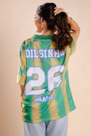 JERSEY É UMA PARTIDA DE FUTEBOL - VERDE E AMARELA